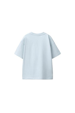 ZARA БАЗОВАЯ ФУТБОЛКА, ГОЛУБОЙ