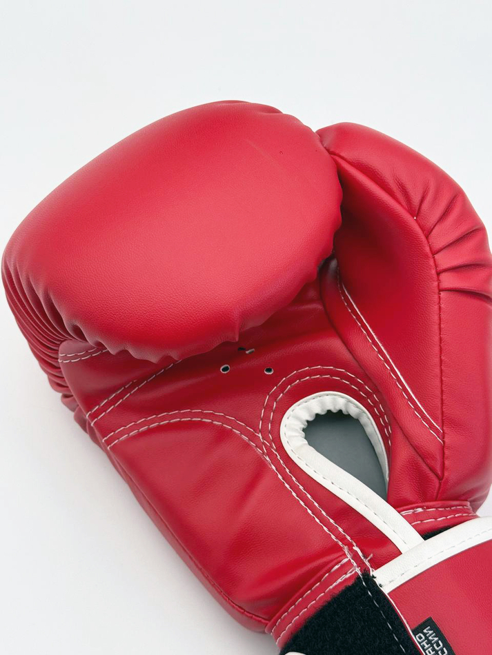 Перчатки боксёрские Reyvel Винил 80 (Красные)