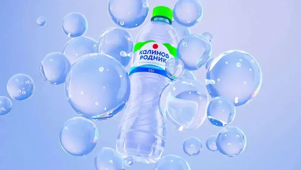 Вода газированная Калинов Родник минеральная, 12 шт х 0,5 л
