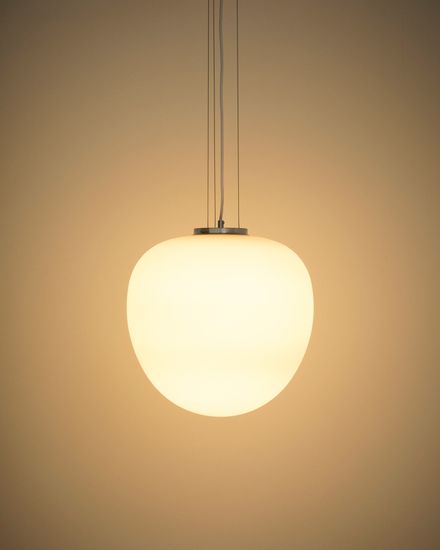 Подвес Ardali из тонированного стекла и стали с матовой отделкой, диаметр 25 см