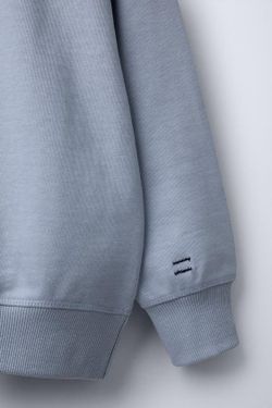 ZARA ОДНОТОННАЯ ТОЛСТОВКА, НЕБЕСНО-ГОЛУБОЙ