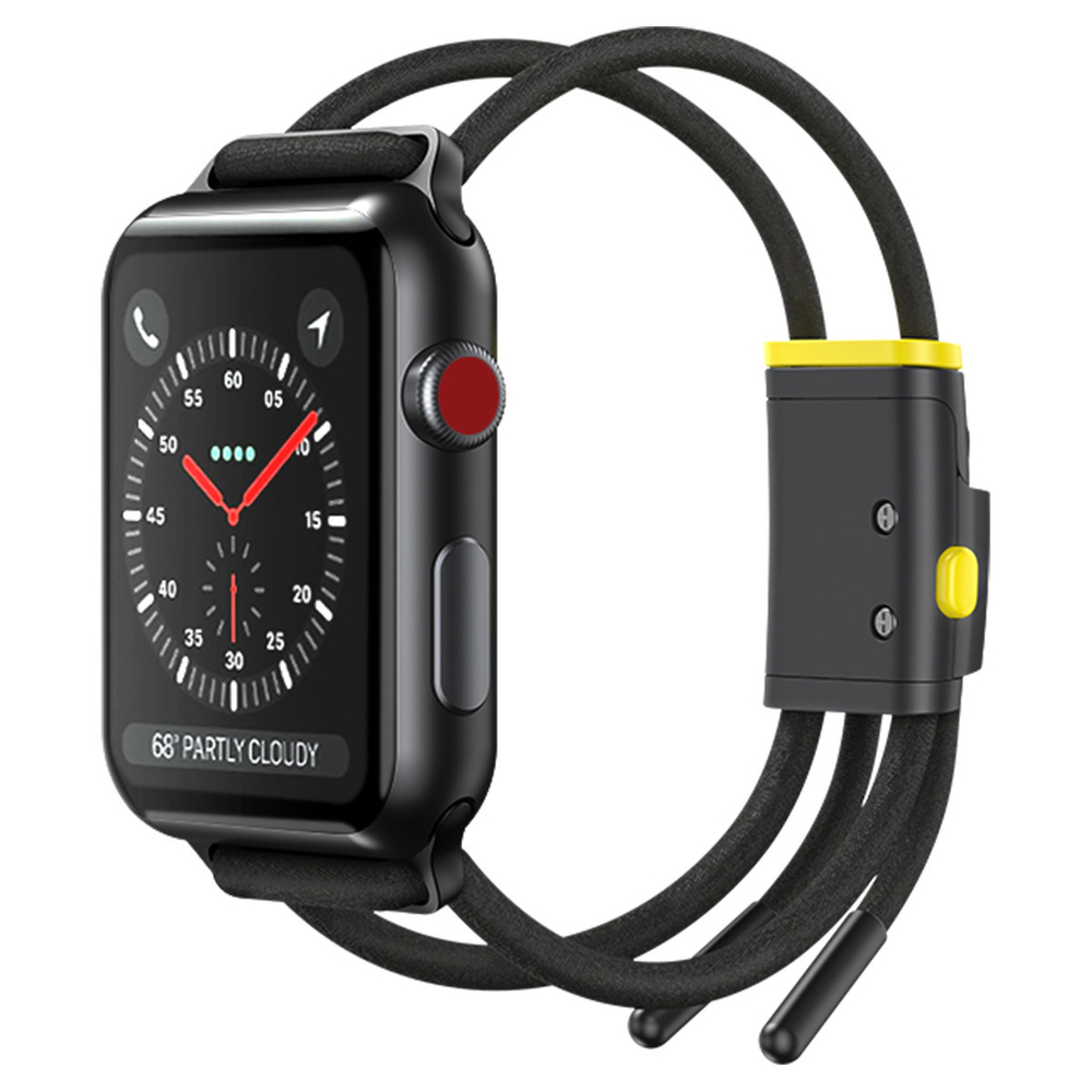 Ремешок для Apple Watch 42/44mm Baseus Let''s go Lockable Rope Strap - Grey&Yellow