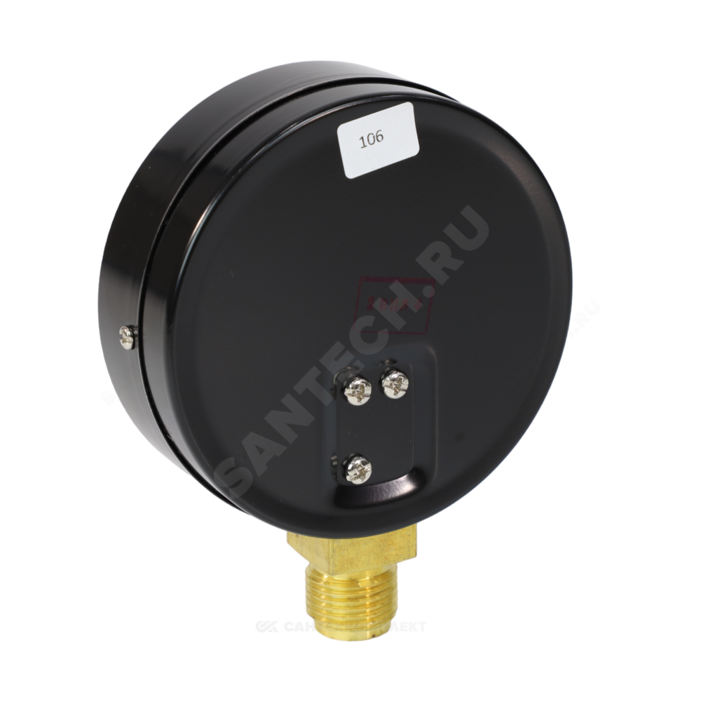 Манометр ДМ02-100 радиальный Дк100мм 0-6 бар кл.1,5 G1/2" Метер