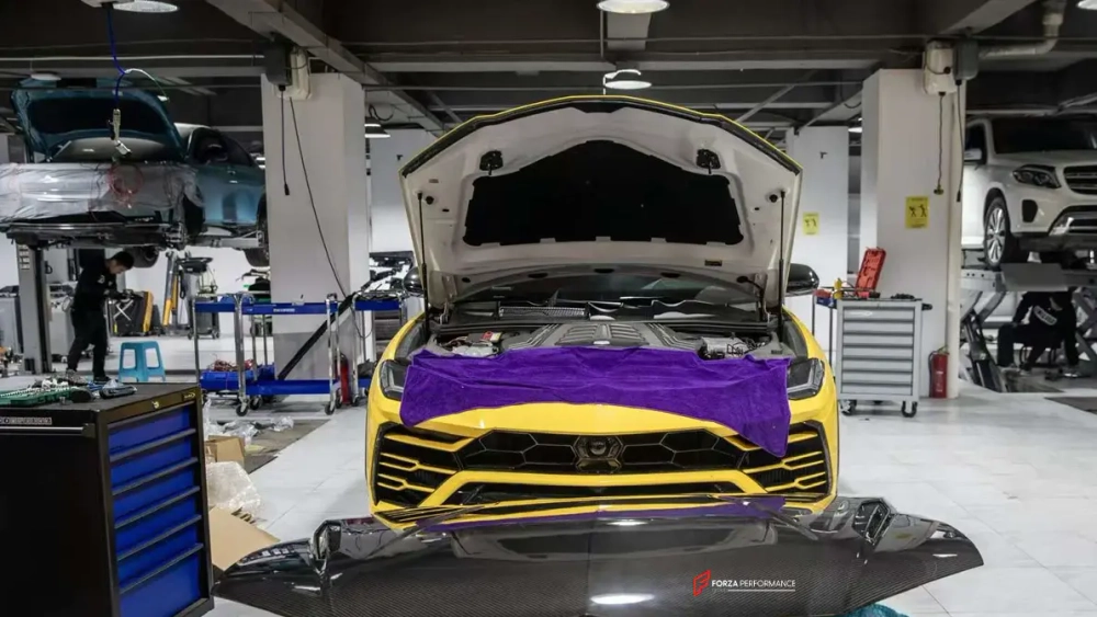 Карбоновый капот для Lamborghini Urus 2018-2023 Ламборгини Урус