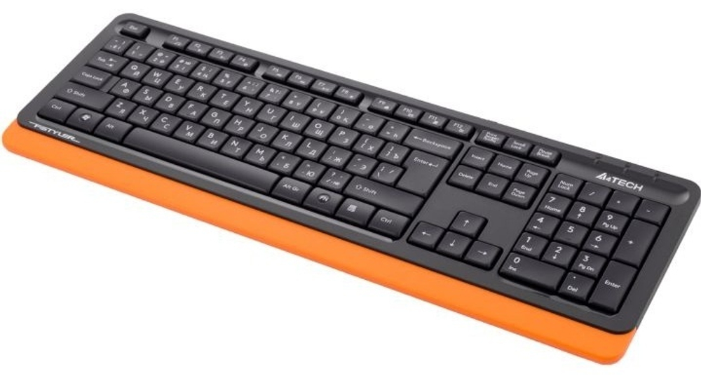 Клавиатура A4tech Fstyler FK-10 оранжевый