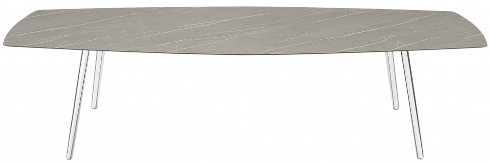 Стол ламинированный Scab Design Squid, алюминиевый, камень