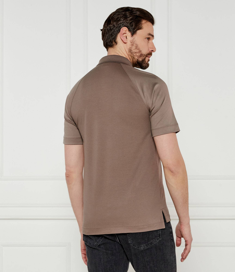 Поло P-Prout 224 BOSS BLACK - коричневый(50531949)