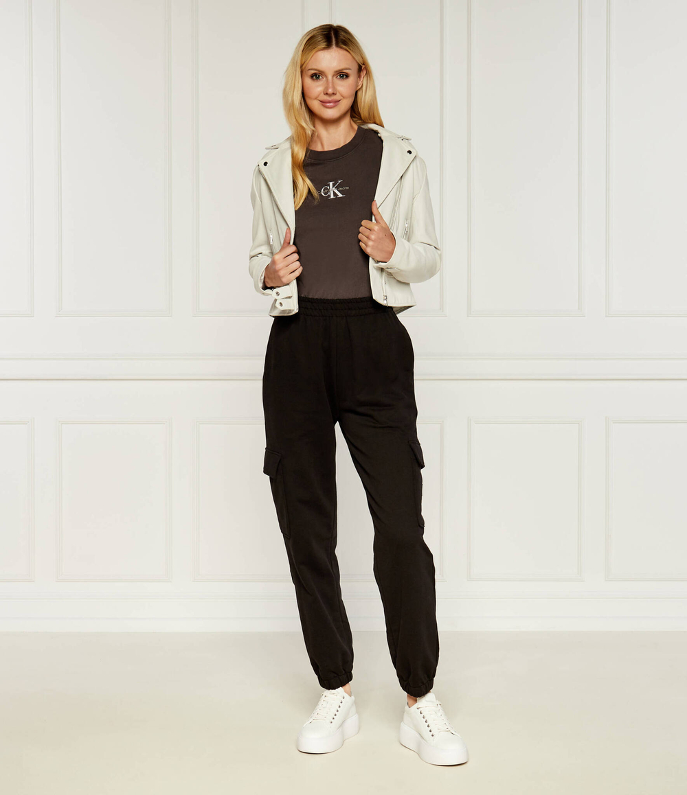 Футболка CALVIN KLEIN JEANS - пепельный(J20J223556)