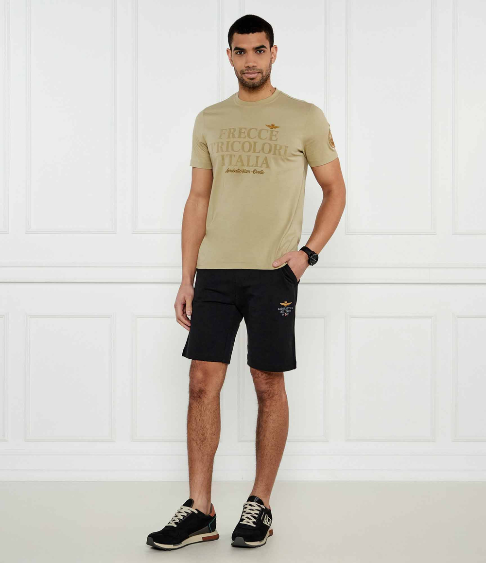 Футболка Aeronautica Militare - бежевый(TS2404J596)