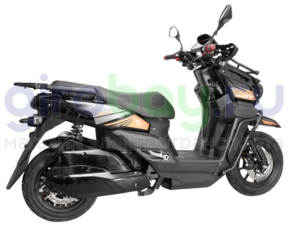 Электроскутер GT Tank 3000W (72V/60Ah) - Чёрный фото №12