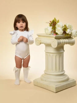 Боди с кружевной спинкой