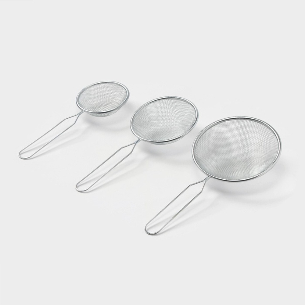 Сито набор 3 шт., d=7 см, 8 см, 10 см