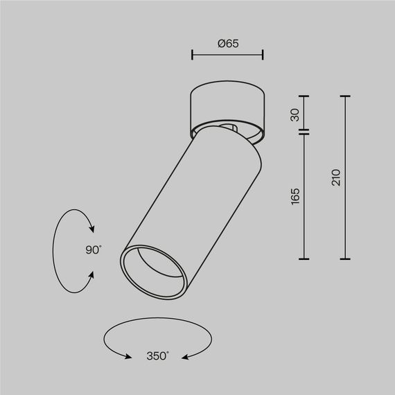 Потолочный светильник Maytoni Technical Ceiling FOCUS LED C055CL-L20W2.7-3-4K-M-W