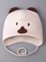 Шапка для детей с ушками на осень