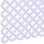 Коврик для раковины «Плетенка» 30*28см белый