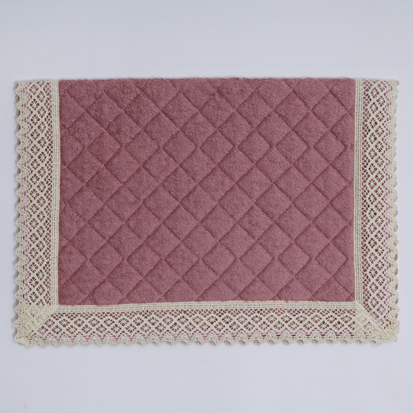 Коврик для ванной 50х70 Old Florence Rombetti розовый
