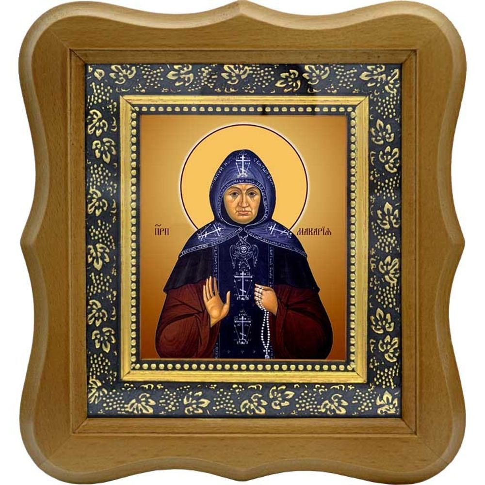 Макария (Феодосия Артемьева) преподобная старица. Икона на холсте.