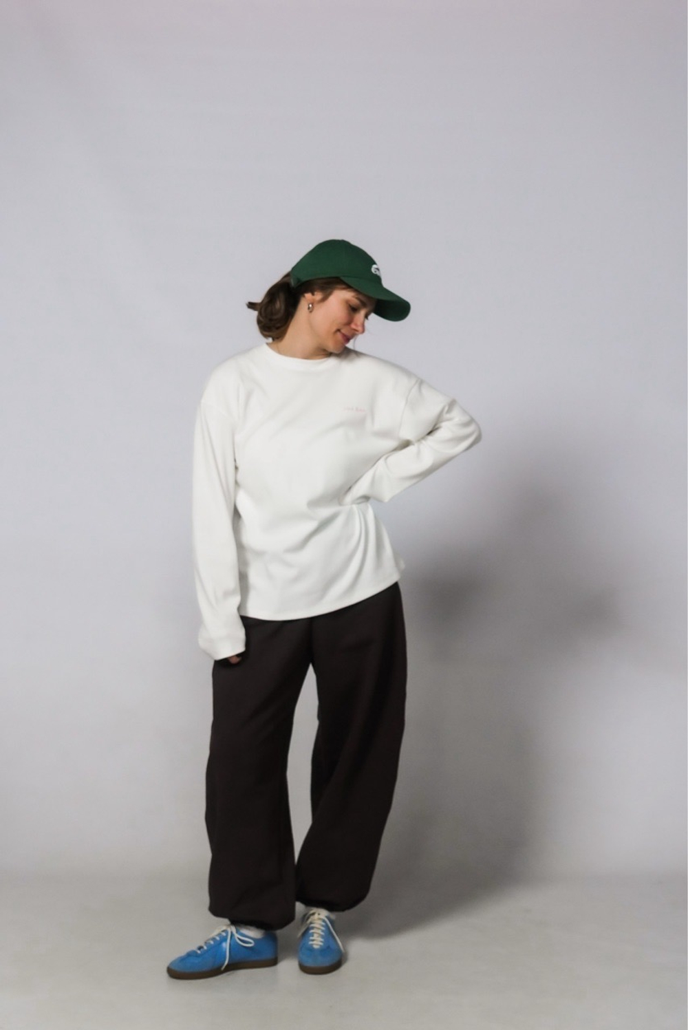 Лонгслив "Зое" в рубчик, айвори