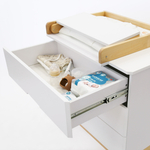 Пеленальный комод Antemi Mia Light Белый/Дерево