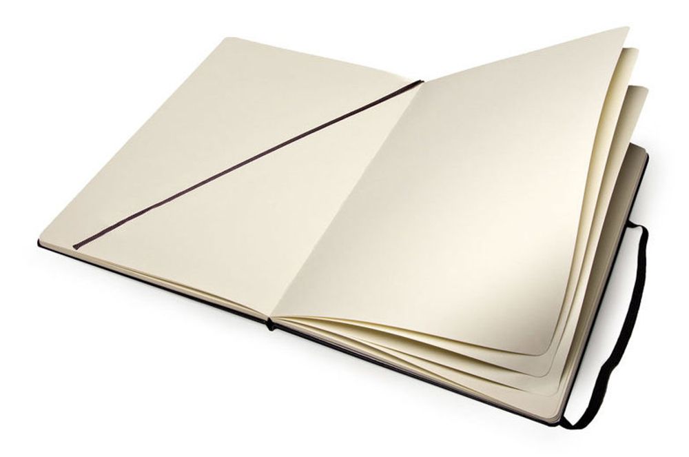 Блокнот для рисования Moleskine Classic Large 130х210мм 104стр черный (ARTQP063)