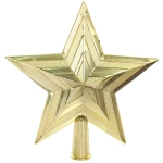 Звезда на елку «Мерцание» 22*27 см, Золото