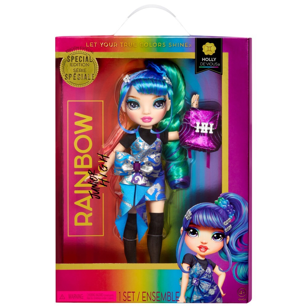 Rainbow High Junior - Модная кукла Холли Де&#39;Виус (Синяя) 590439 / артикул   590439  / GTIN 035051590439