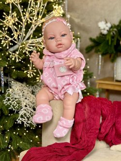 Кукла Berbesa 42см Recien Nacido с пледом (5116K)