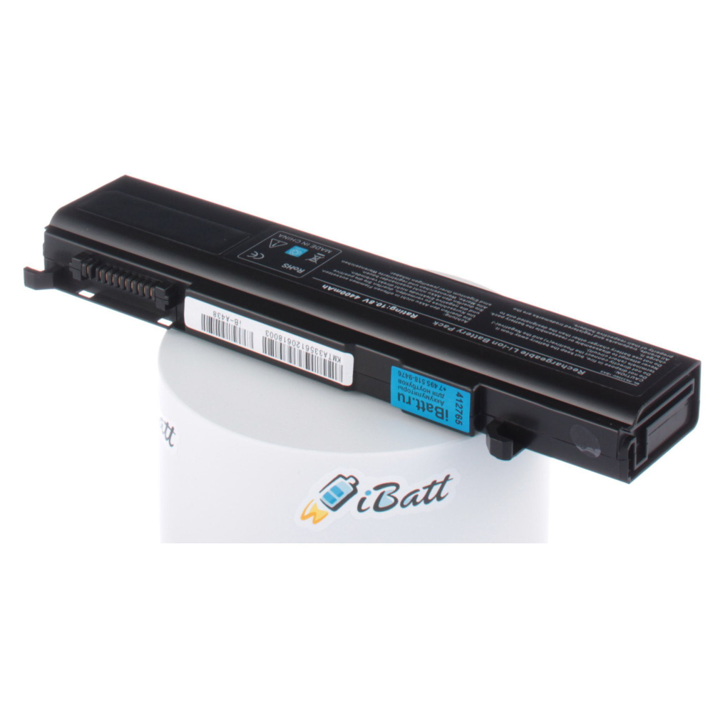 Аккумулятор iBatt 4400mAh, для Tecra A10-11K A9-132 S5-10X Portege M300 S100 Qosmio F20-136 F20-153 Satellite Pro U200 M3 M5-118 M6 S5-15Q