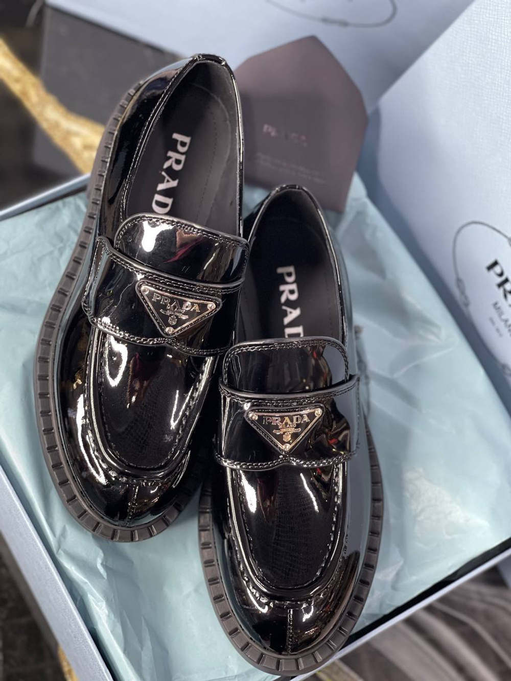 Лоферы Prada