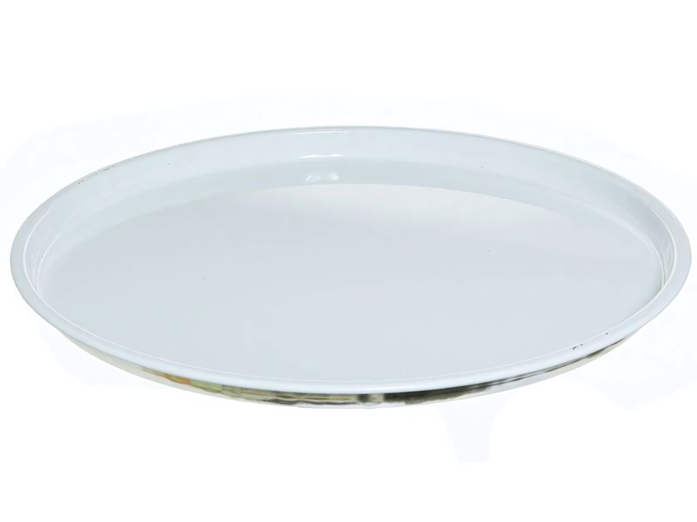 Поднос жестяной "Сервировочный" круглый 297*277*16мм