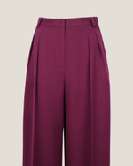 Брюки "Попа сердечком" в баклажане