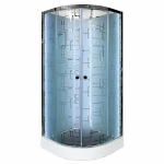 Душевая кабина DTO ЕМ1590 LED с гидромассажем 90х90