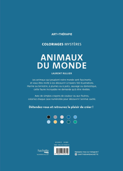 Hachette раскраска по номерам Coloriages mystères - Animaux du monde(предзаказ, дата выпуска 12.03.2025)