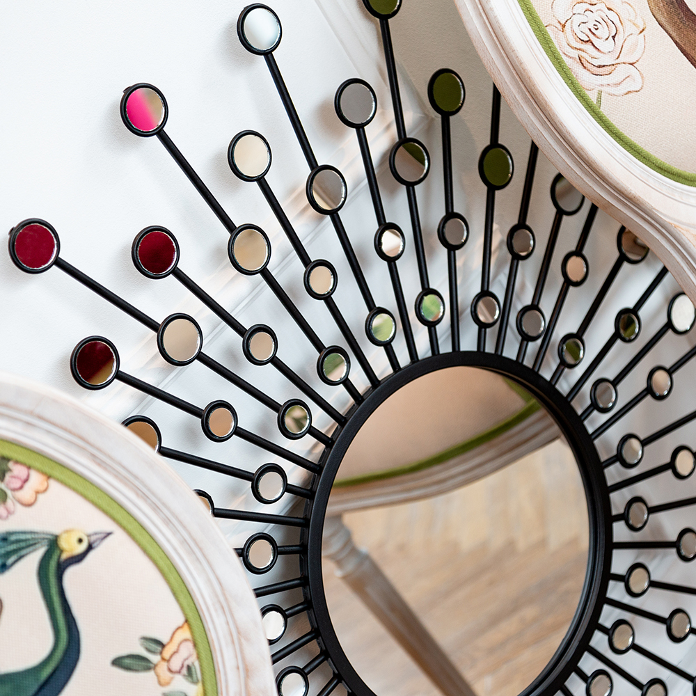 Зеркало настенное Объект мечты Белладжио Блэк