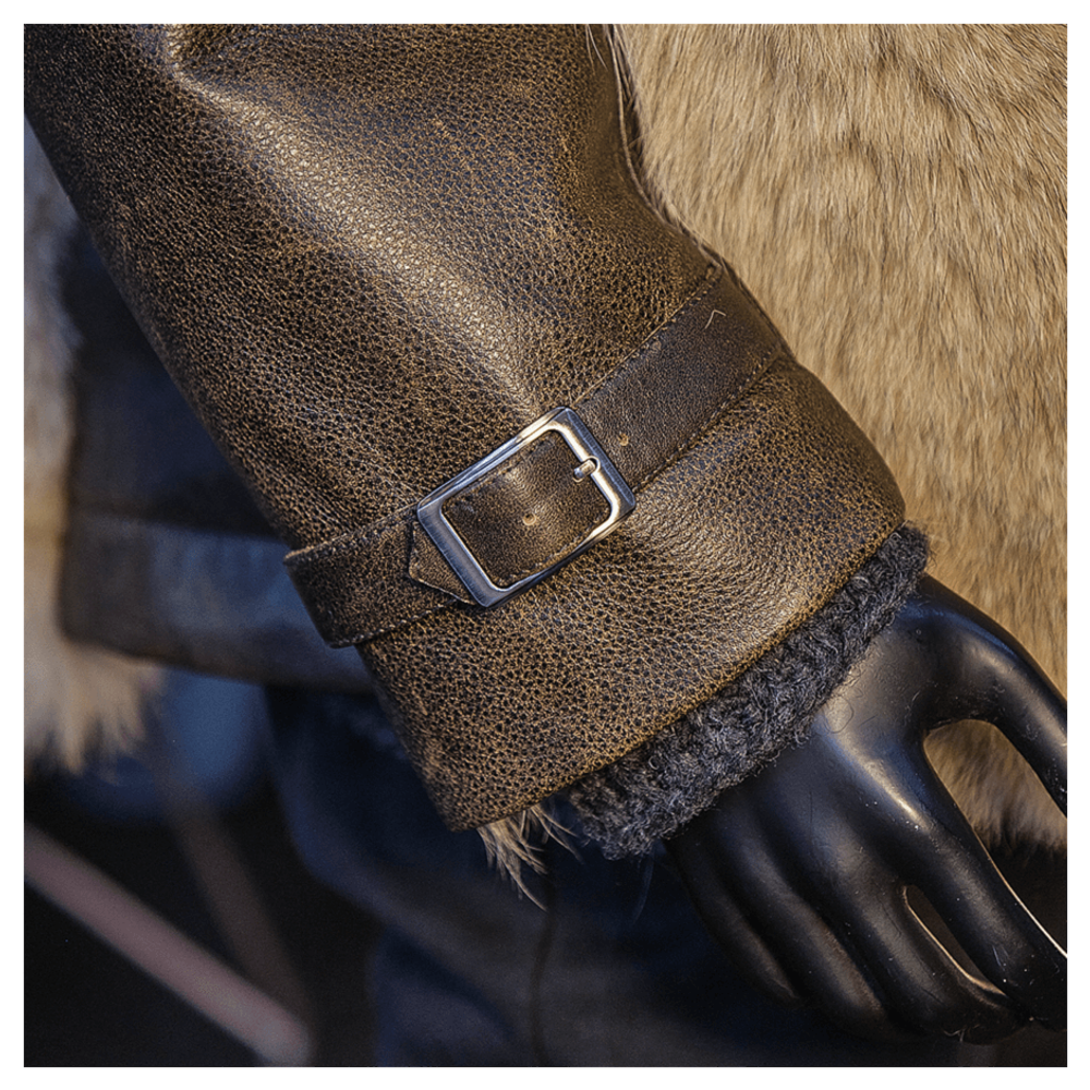 Куртка с мехом волка «Волчья бригада»