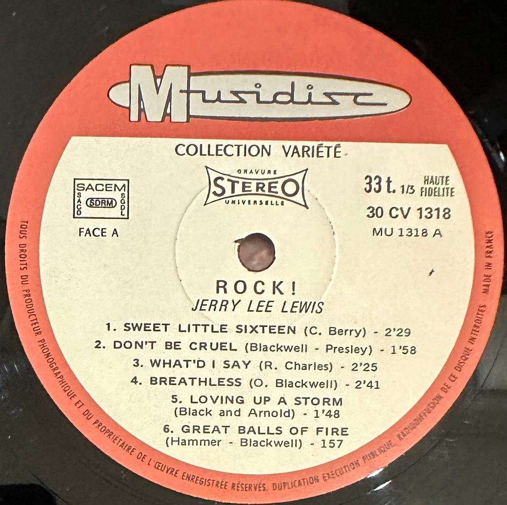 Jerry Lee Lewis - Rock! (Франция)