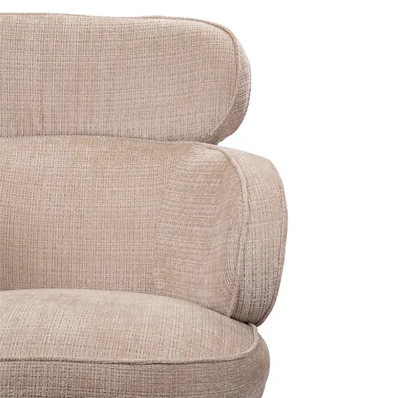 Крутящееся кресло Tuman, бежевый шенилл