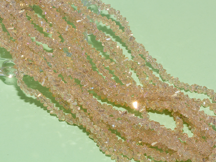 Нить бусин для украшений 4мм (ювелирное стекло)