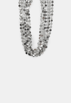 STRADIVARIUS Многослойное ожерелье, серый