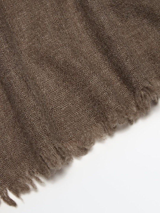 Massimo Dutti 100% кашемировый шарф, рыжевато-коричневый