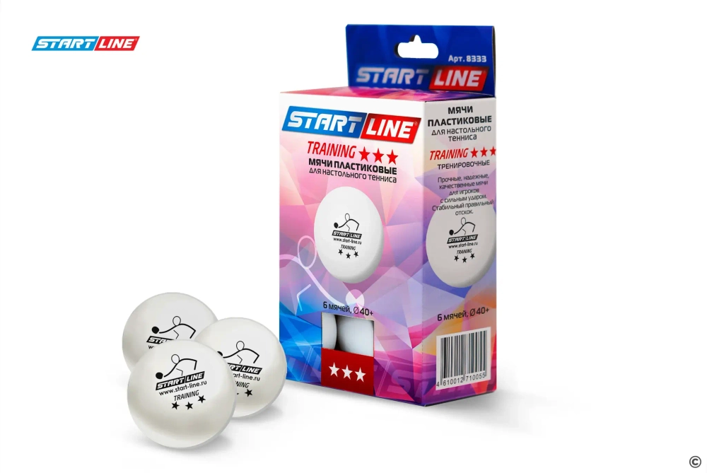 Мячи н/т 3* Start Line Training New (6 шт)