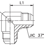 Соединение P90 JIC 3/4"