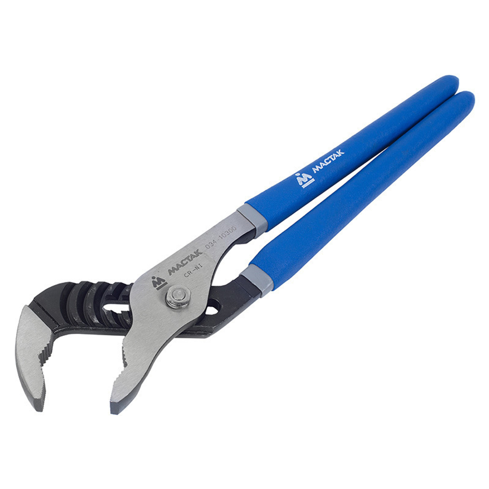 МАСТАК (034-10300H) Клещи переставные 300 мм, шарнир с проточкой