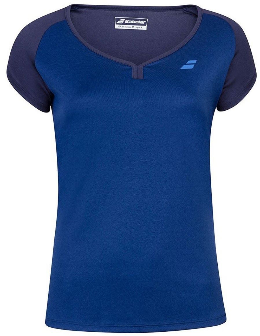 Футболка для девочки Babolat Play Cap Sleeve Top Girl - estate blue