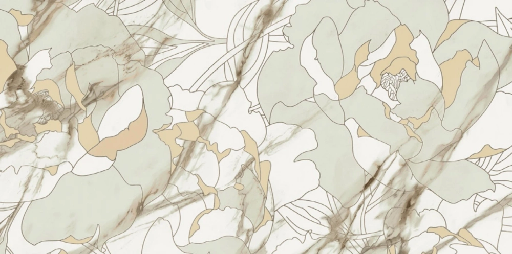 Керамическая Плитка Декор PRIMAVERA/ТШ Тривия бежевый 1 (ТР3668Н1) (10шт) 300х600х8,5 1,8/86,4