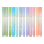 Маркер текстовыделитель Basir, серия "PASTEL", наконечник скошенный 5 мм, 12 цветов