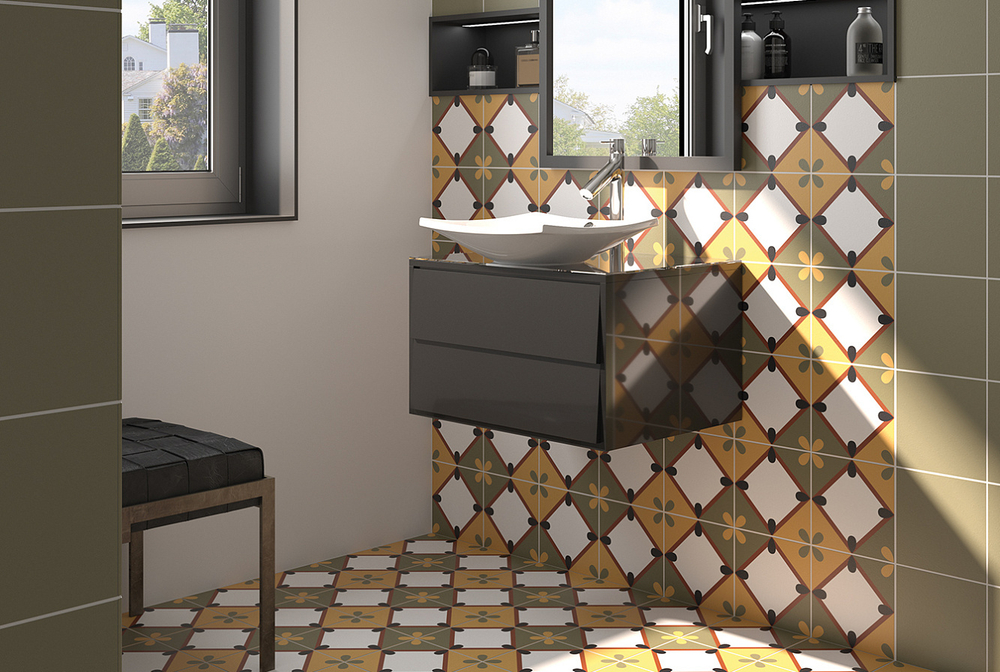 Equipe Bauhome Strich Warm 20x20