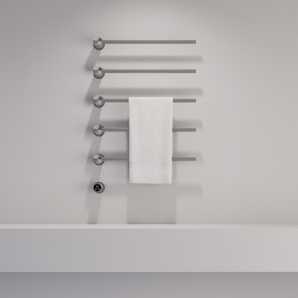 Полотенцесушитель электрический ABBER Charme AH4005BST сталь брашированная