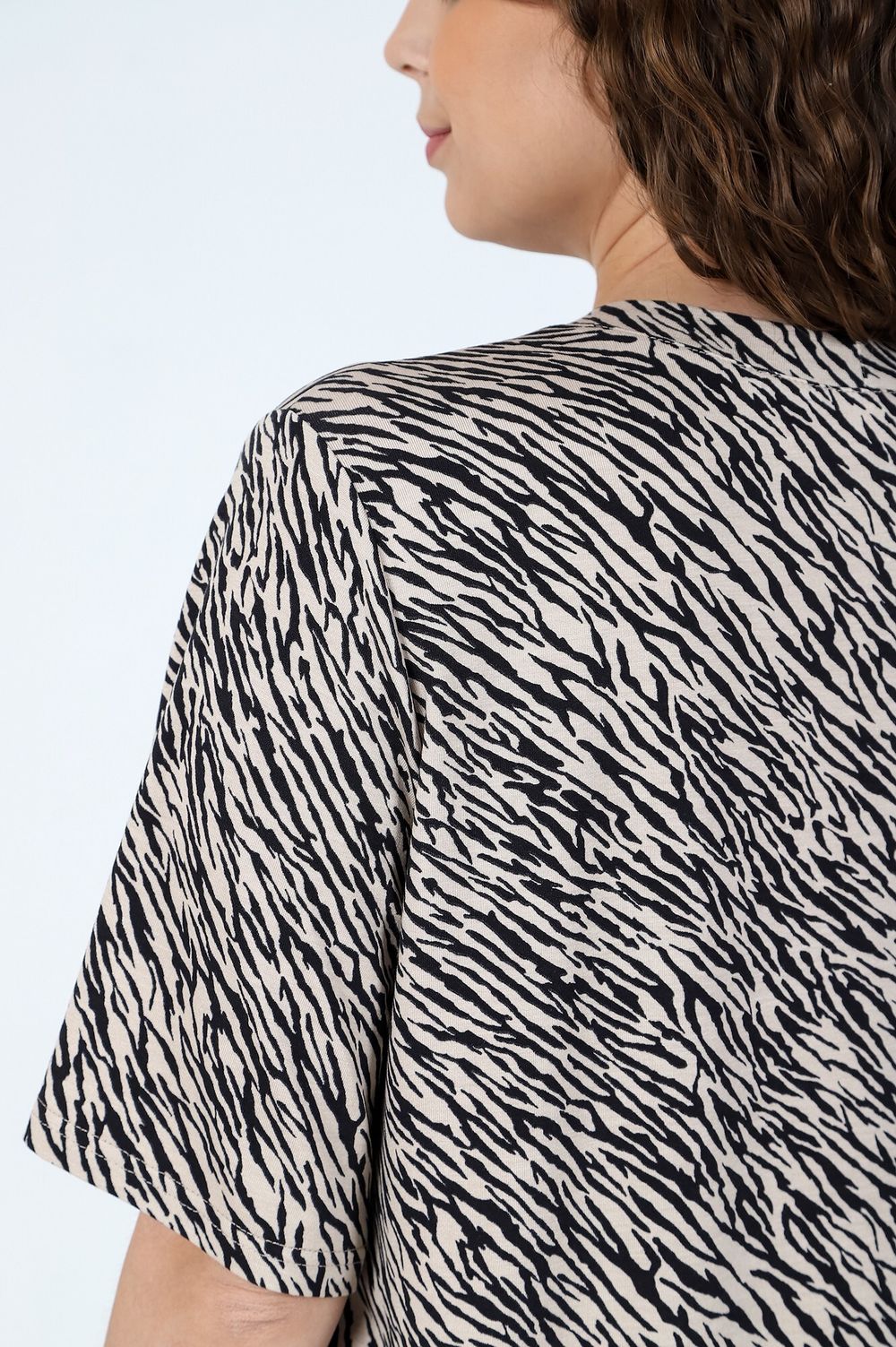 Футболка Кутюр Виотекс ЗЕБРА БЕЖЕВАЯ