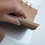 Сменный блок для блокнота, тетради на 6 колец, крафт, 80 листов